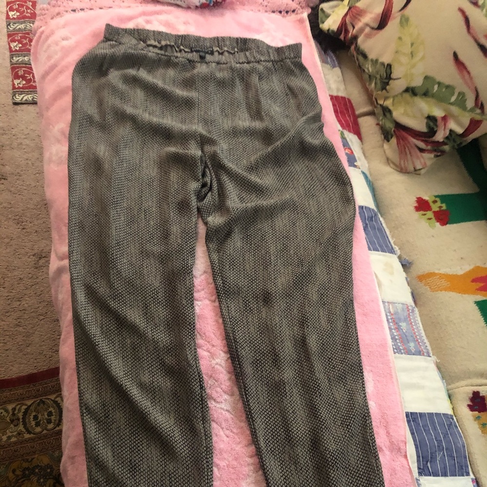 Eileen Fisher silk trousers